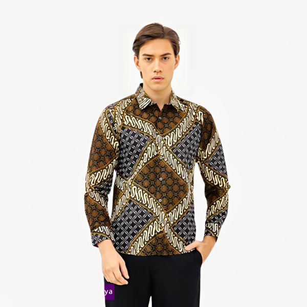 Baju Batik Cirebon Mewah Pria Pusaka Alam