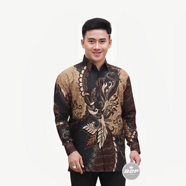 Kemeja Batik Cirebon Pria Klasik Keren