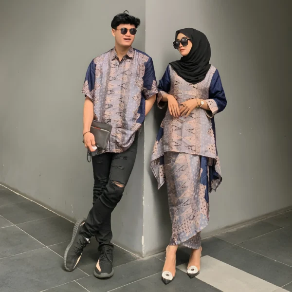 Baju Batik Cirebon Viscose Batik Couple